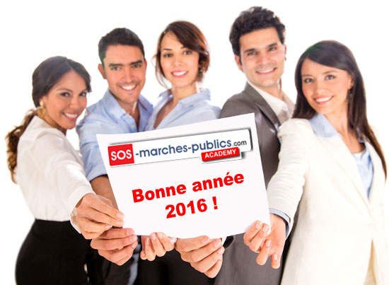 Bonne année avec sos marchés publics academy